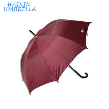 Anti UV Sol Paraguas Big Size Custom Walking recto paraguas Las costillas de fibra de vidrio para la lluvia pueden imprimir el logotipo de su empresa